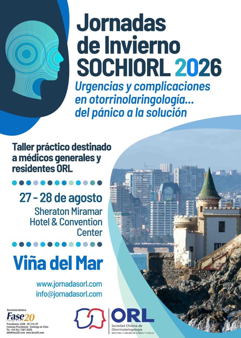 Jornadas de Invierno SOCHIORL, Sociedad Chilena de Otorrinolaringología